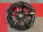 OEM 21" Porsche Taycan Cross Turismo Forged Wheels Satin Black