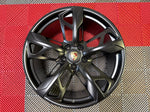OEM 21" Porsche Taycan Cross Turismo Forged Wheels Satin Black