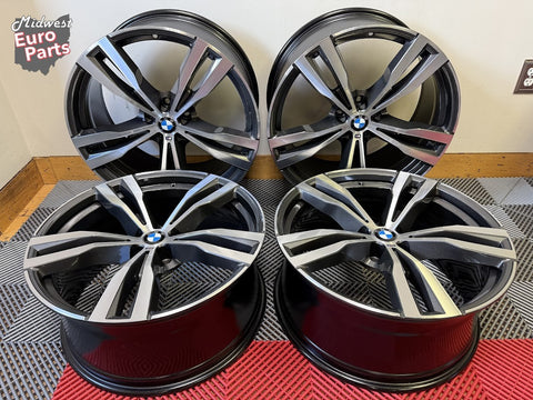 OEM 21" BMW G07 X7 754M Wheels Grey Machined