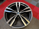 OEM 21" BMW G07 X7 754M Wheels Grey Machined