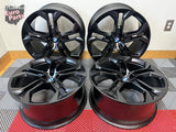 OEM 21" BMW Style 744 Wheels Satin Black