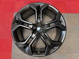 OEM 21" BMW Style 744 Wheels Satin Black