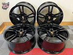 OEM 21" Porsche Cayenne Turbo II Forged Wheels Gloss Black