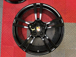 OEM 21" Porsche Cayenne Turbo II Forged Wheels Gloss Black