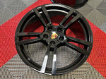 OEM 21" Porsche Cayenne Turbo II Forged Wheels Gloss Black