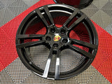 OEM 21" Porsche Cayenne Turbo II Forged Wheels Gloss Black