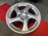 OEM 18" Porsche 996 911 TT Hollow Spoke Turbo Twist Wheels