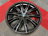 OEM 20" BMW 759i Wheels Satin Black