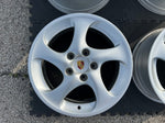 OEM 18" Porsche 996 911 TT Turbo Twist Wheels