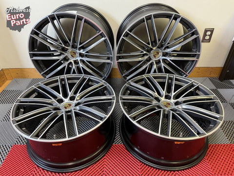 OEM 22" Porsche 9Y0 Cayenne Turbo IV Forged Wheels