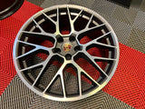 OEM 20" Porsche Macan RS Spyder Wheels Grey