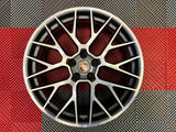 OEM 20" Porsche Macan RS Spyder Wheels Grey