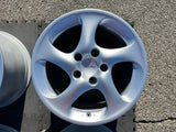 OEM 18" Porsche 996 911 TT Hollow Spoke Turbo Twist Wheels