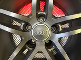 OEM 19" Audi R8 Satin Black Forged Wheels