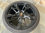 OEM 21" Porsche Taycan Cross Turismo Forged Wheels Rims Satin Black