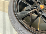 OEM 21" Porsche Taycan Cross Turismo Forged Wheels Rims Satin Black