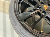 OEM 21" Porsche Taycan Cross Turismo Forged Wheels Rims Satin Black