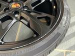 OEM 21" Porsche Taycan Cross Turismo Forged Wheels Rims Satin Black