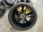 OEM 21" Porsche Taycan Cross Turismo Forged Wheels Rims Satin Black