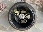 OEM 21" Porsche Taycan Cross Turismo Forged Wheels Rims Satin Black