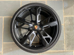 OEM 21" Porsche Taycan Cross Turismo Forged Wheels Rims Satin Black