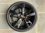 OEM 21" Porsche Taycan Cross Turismo Forged Wheels Rims Satin Black