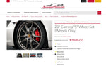 OEM 20" Porsche 991 911 Carrera S Narrow Body Wheels Silver