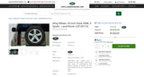 OEM 20" Land Rover Defender Wheels Set of 5