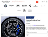 OEM 20" Maserati MC20 Birdcage Wheels w/Tires
