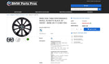 OEM 20" BMW 748M Wheels w/Winter Tires