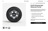 OEM 20" Rivian R1T R1S All Terrain Wheels Satin Black