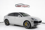 OEM 21" Porsche Cayenne Turbo Wheels Satin Platinum